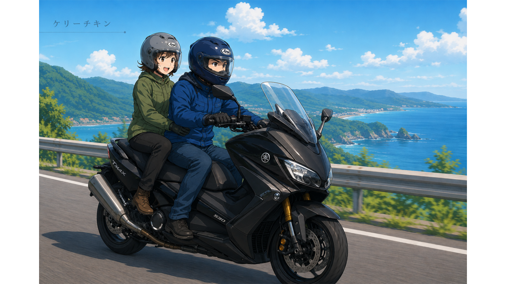 TMAX530ツーリング